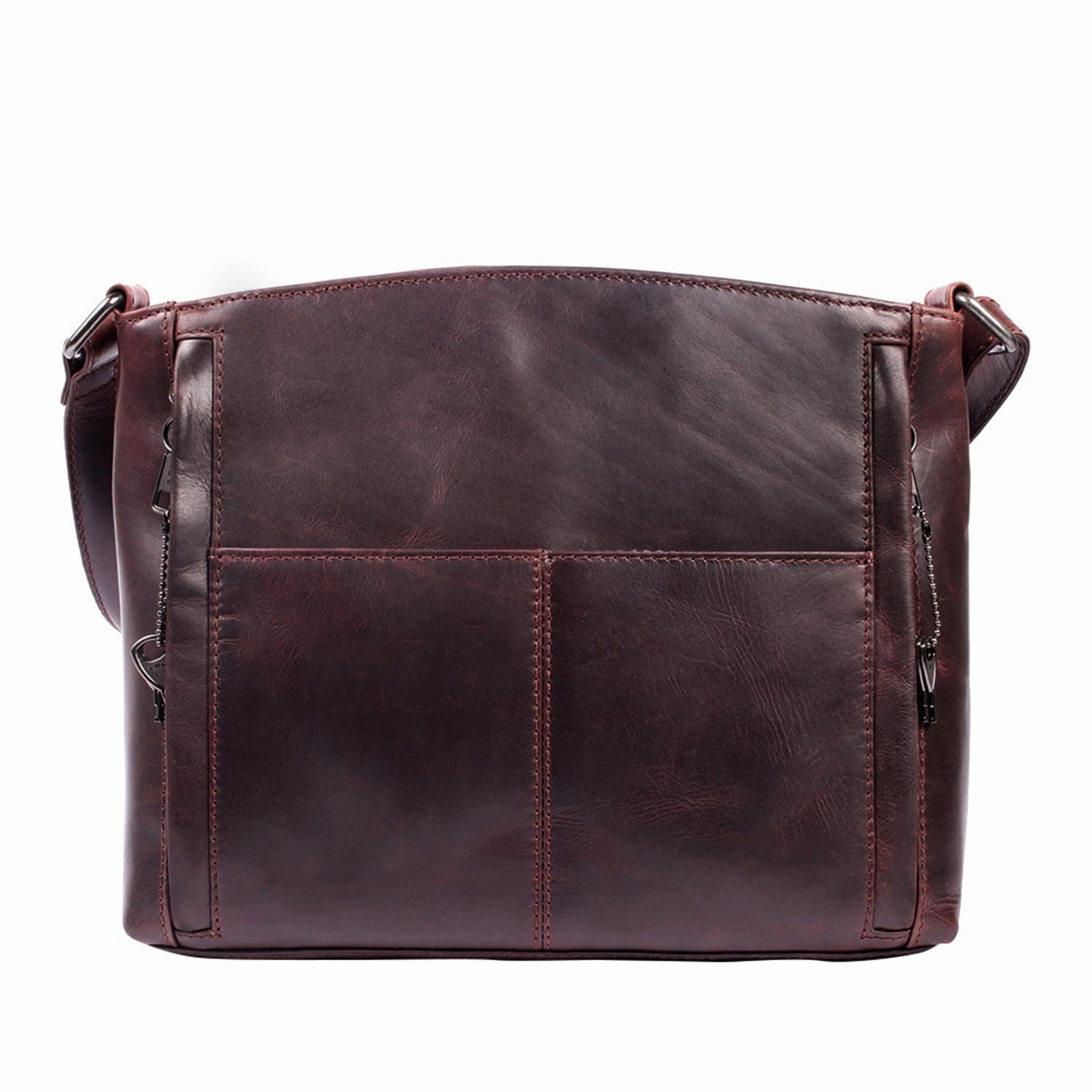 Concealed Carry Brynn Arched Leather Crossbody by Lady Conceal