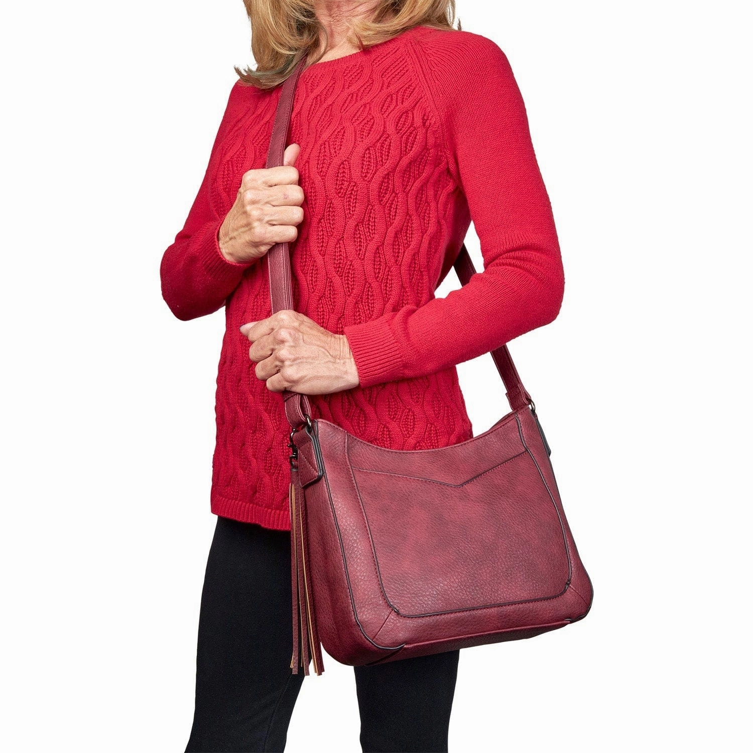 Concealed Carry Emery Crossbody with RFID Slim Wallet by Lady Conceal