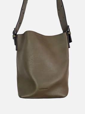 Country Road Khaki Eyelet Detail Small Tote Bag