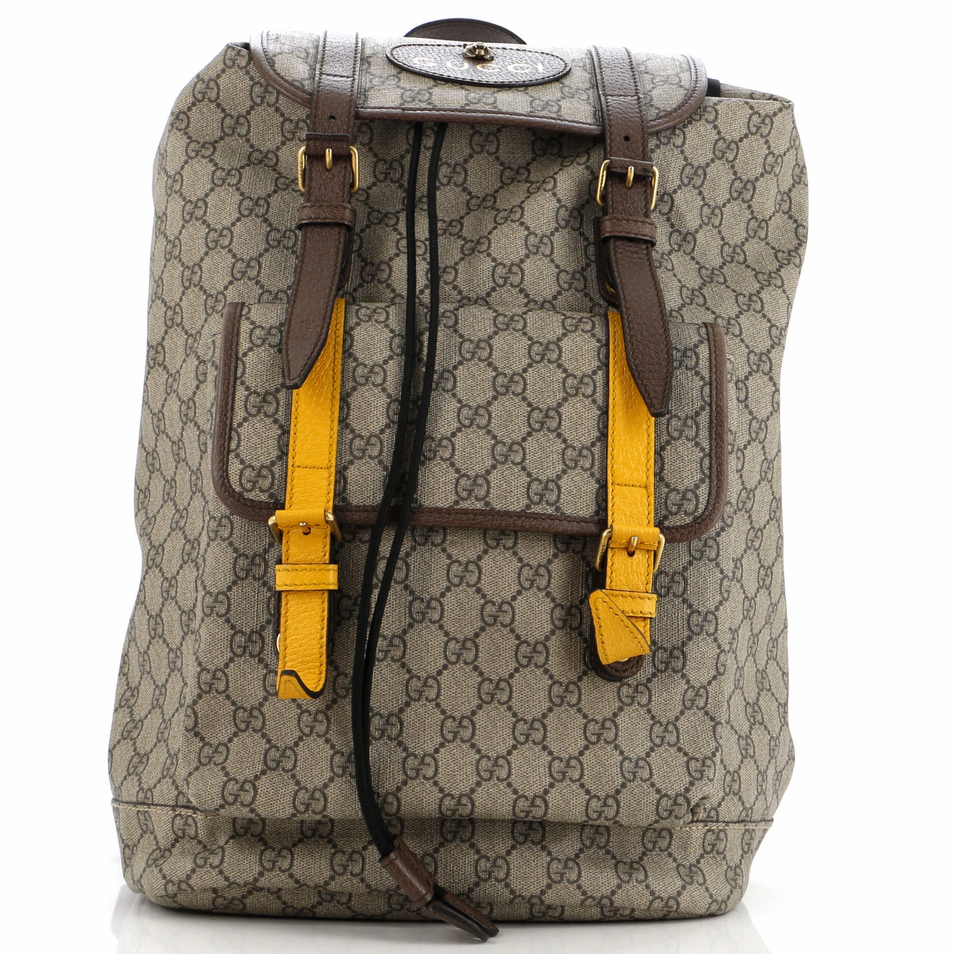 Courrier Soft Backpack GG Coated Canvas Large