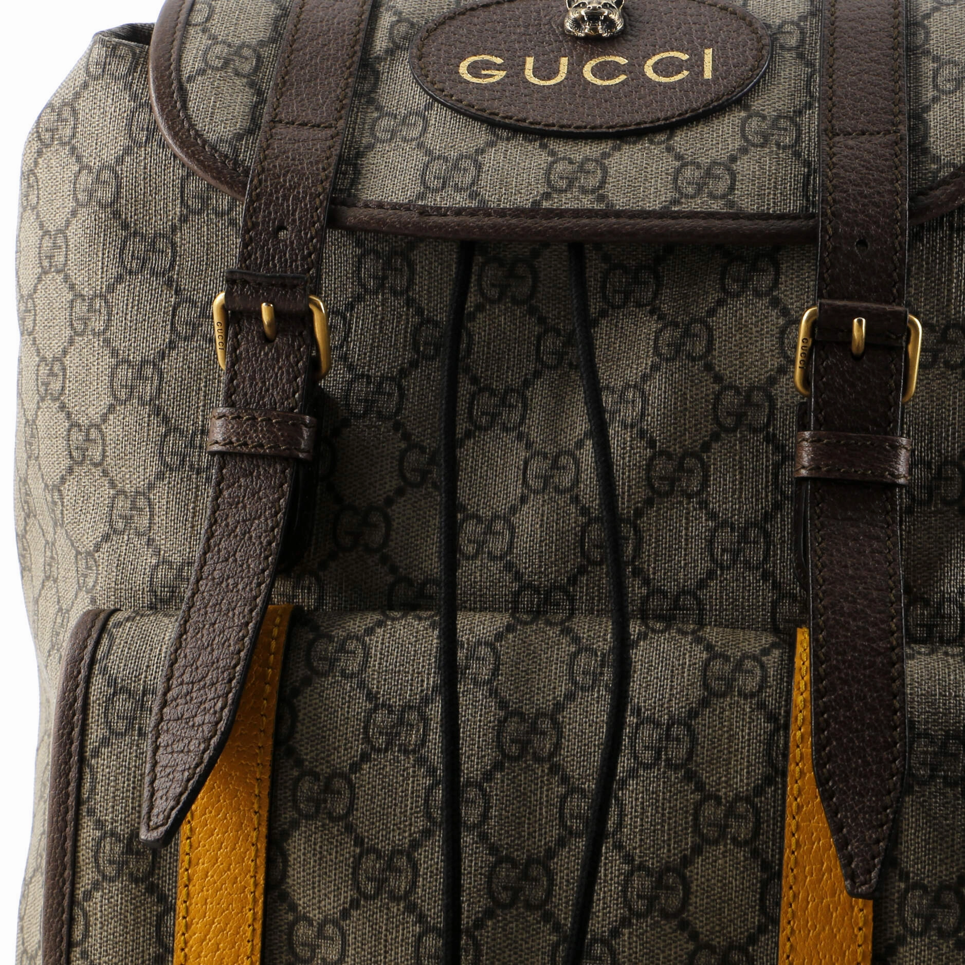Courrier Soft Backpack GG Coated Canvas Large