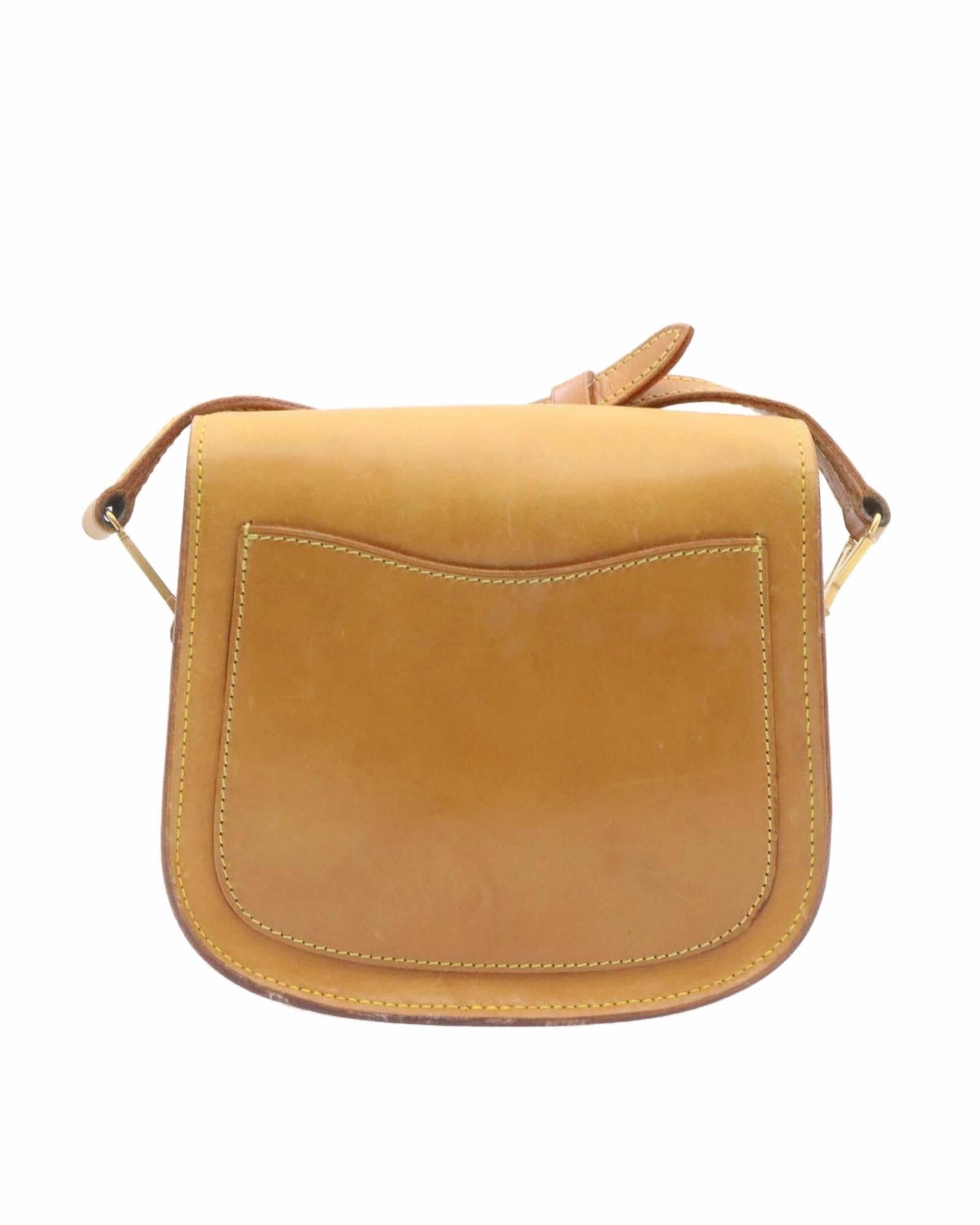 Croissant Leather Shoulder Bag