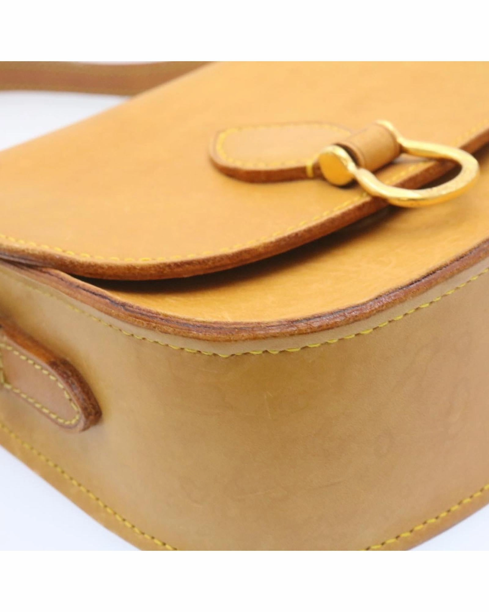 Croissant Leather Shoulder Bag