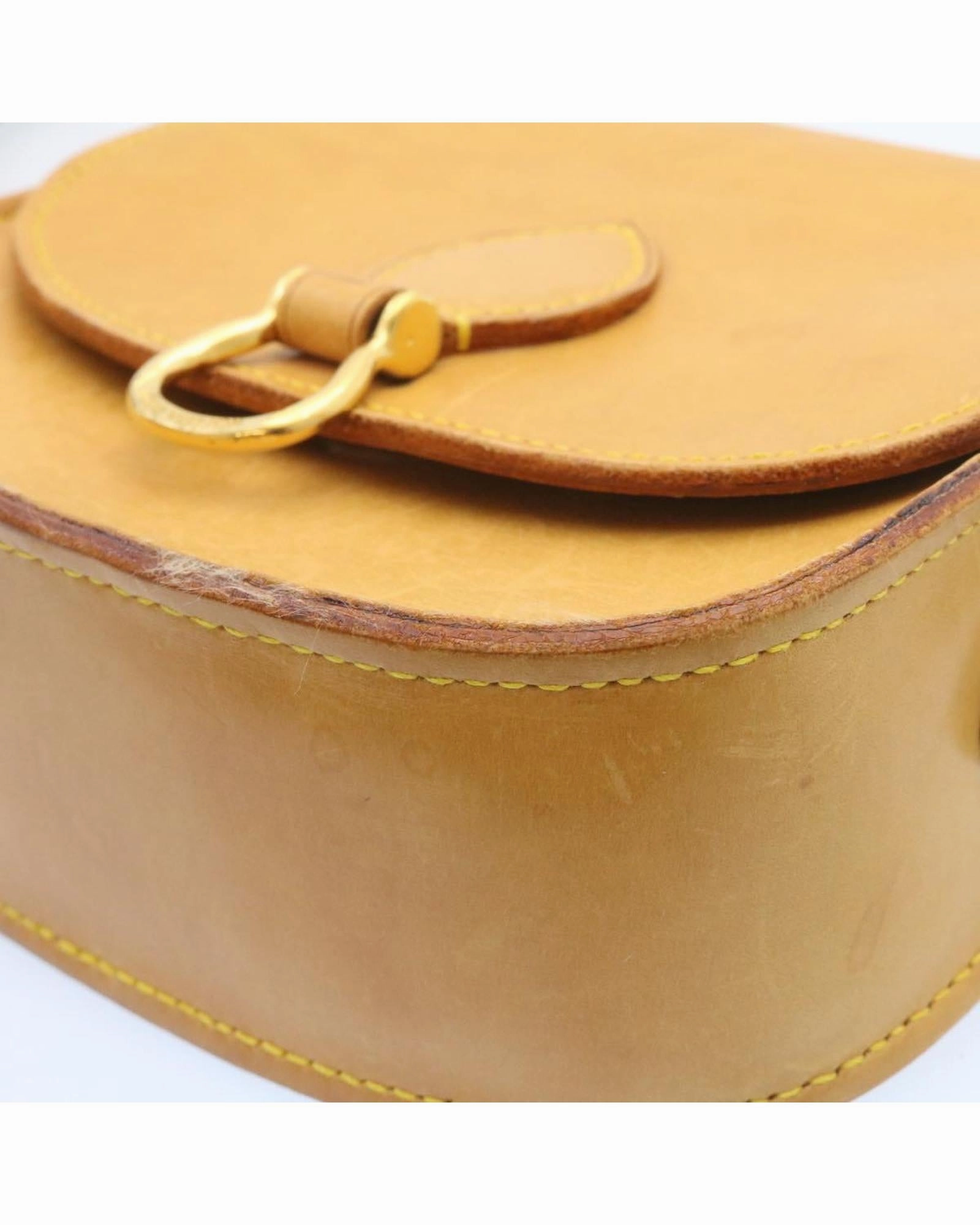 Croissant Leather Shoulder Bag