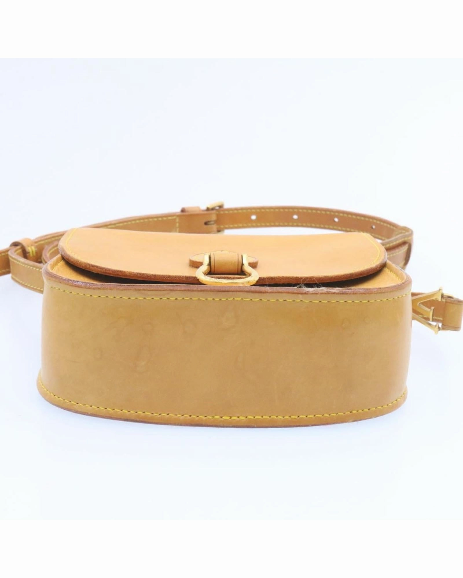 Croissant Leather Shoulder Bag