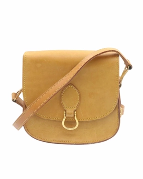 Croissant Leather Shoulder Bag