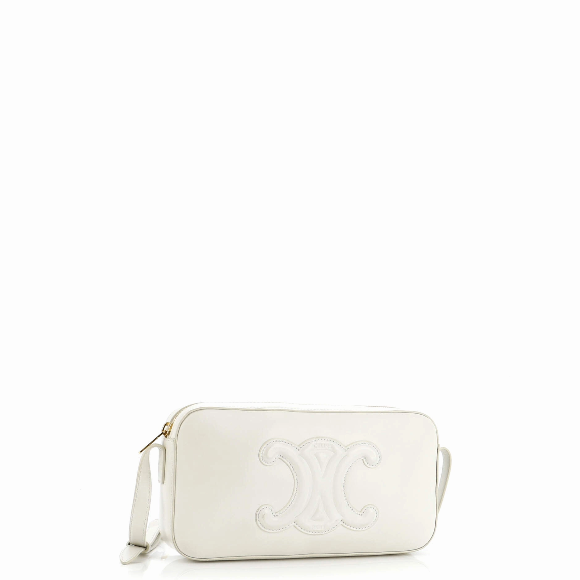 Cuir Triomphe Camera Shoulder Bag Leather Small