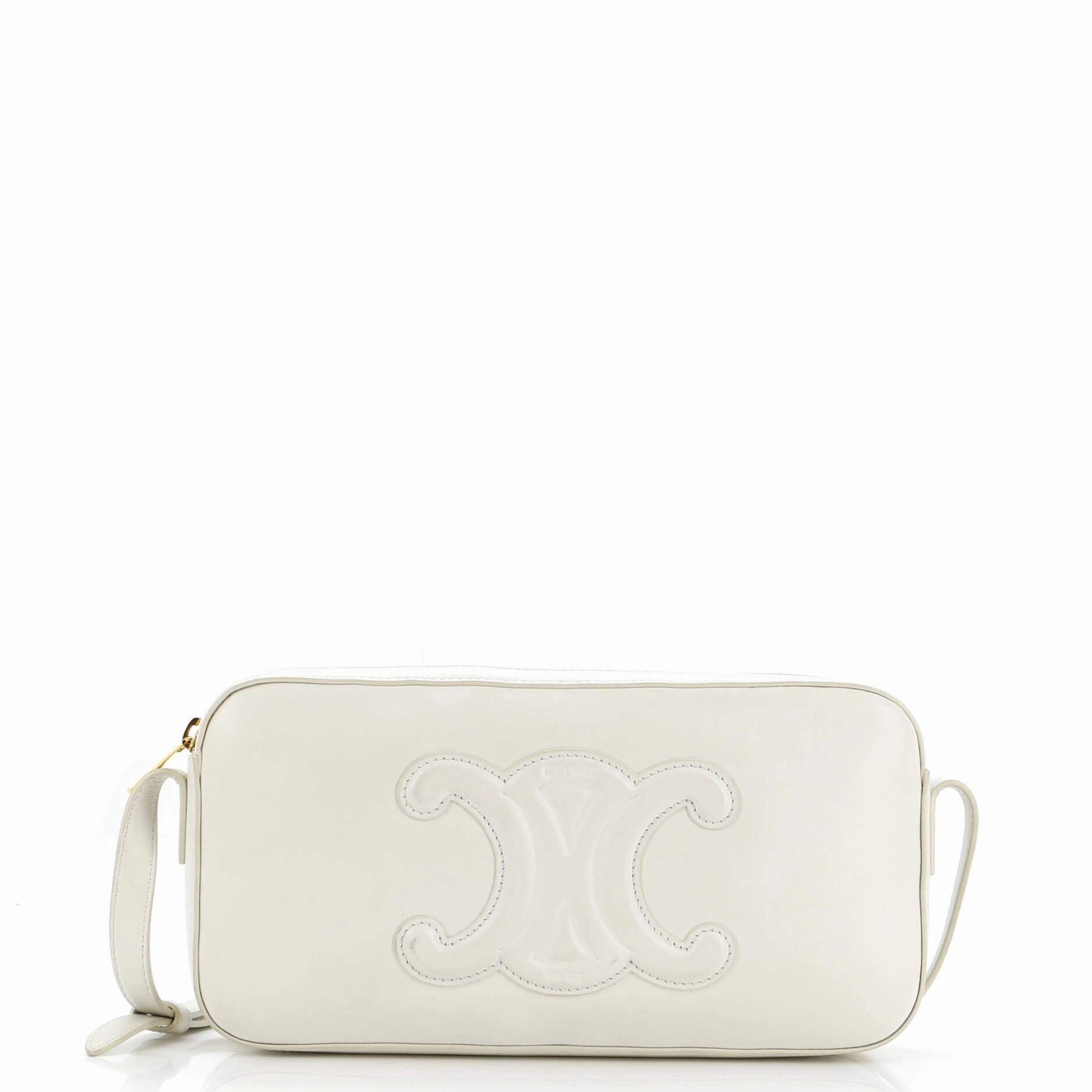 Cuir Triomphe Camera Shoulder Bag Leather Small