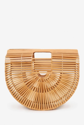 Cult Gaia Bamboo Ark Clutch