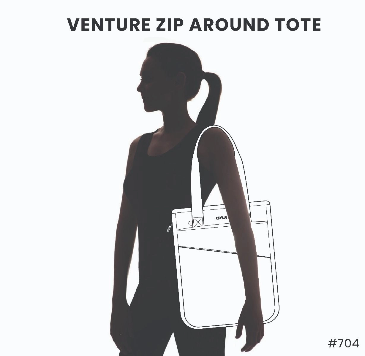 CV - Venture Zip Around Tote - Pawprint
