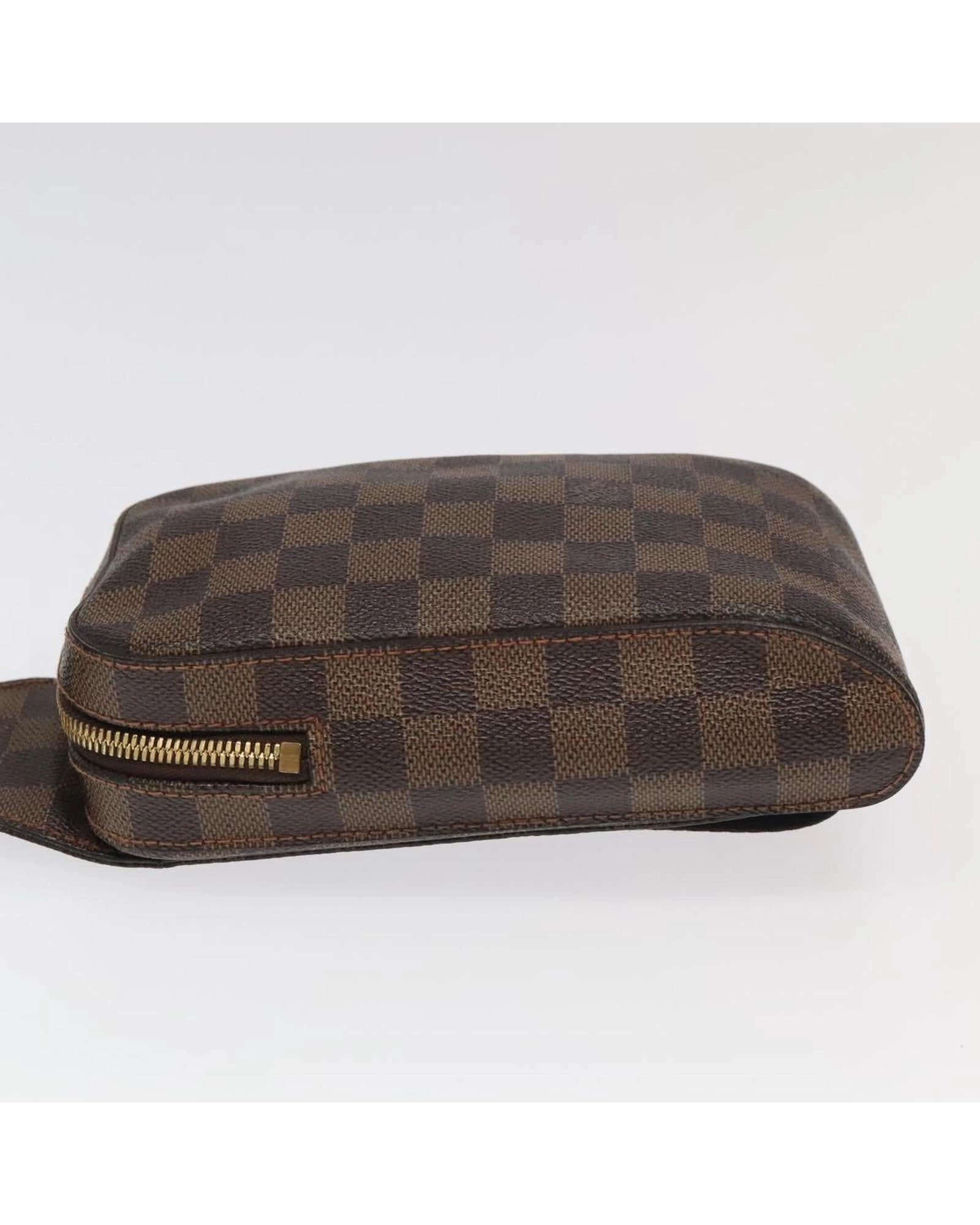 Damier Ebene Canvas Geronimos Shoulder Bag