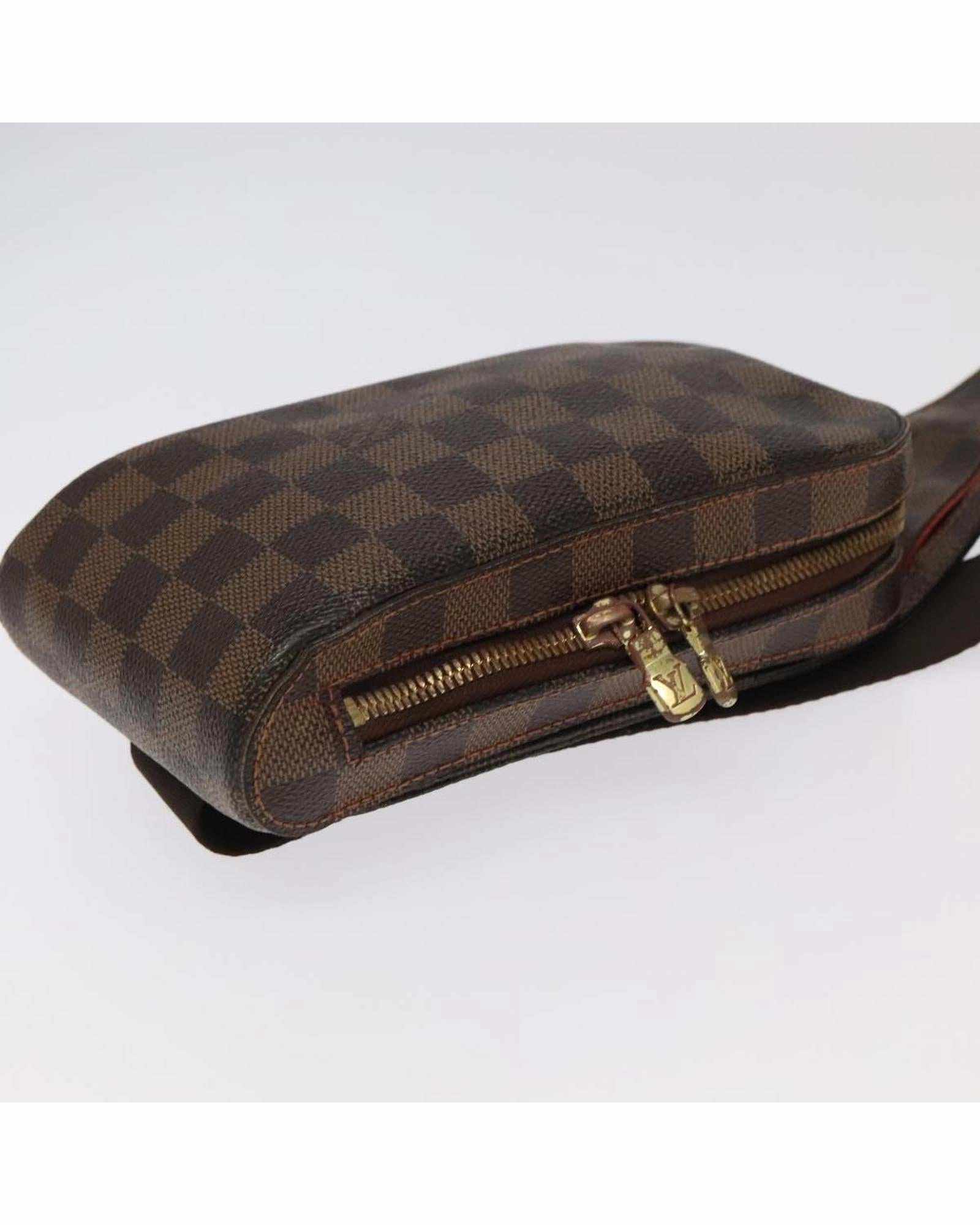 Damier Ebene Canvas Geronimos Shoulder Bag