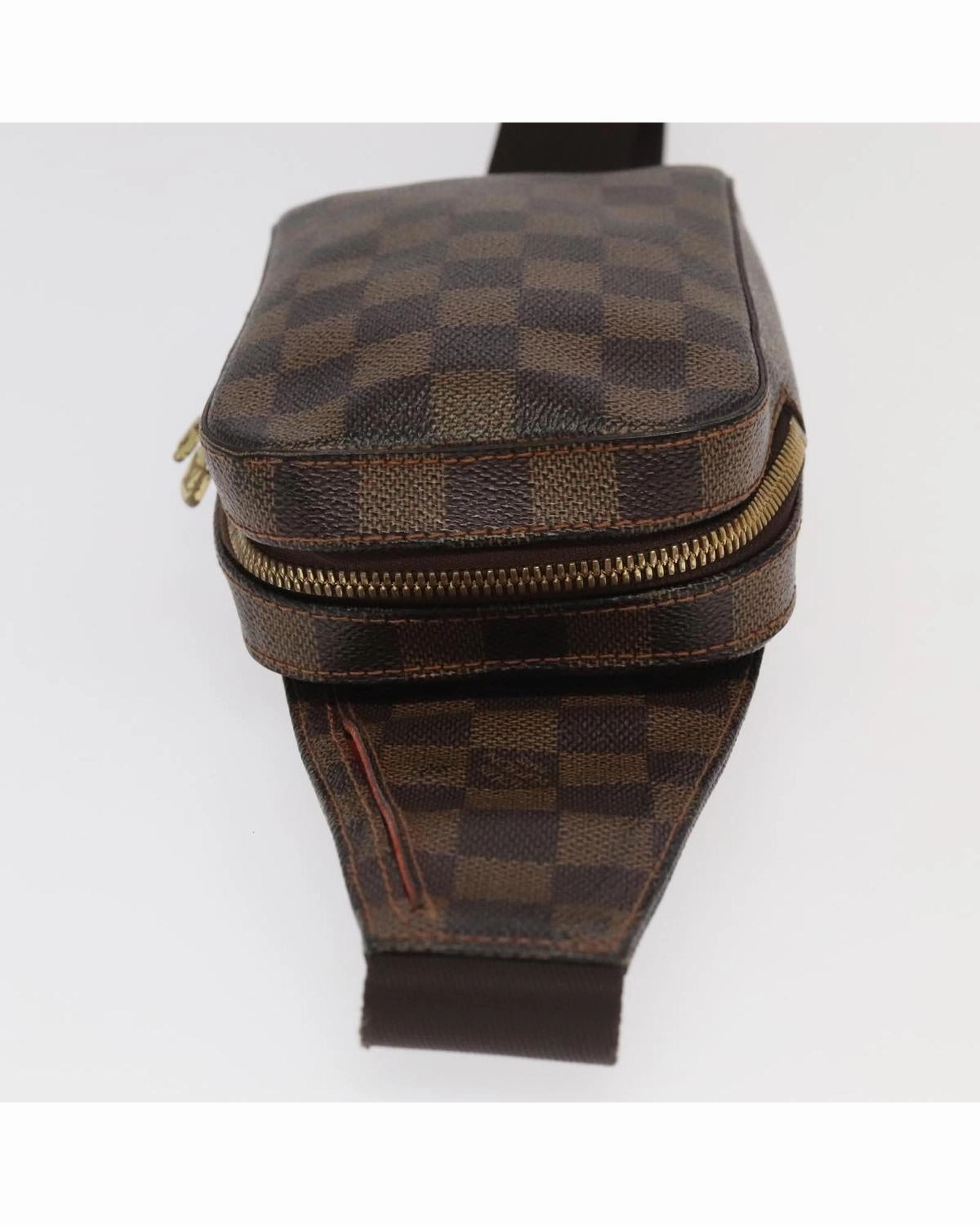 Damier Ebene Canvas Geronimos Shoulder Bag