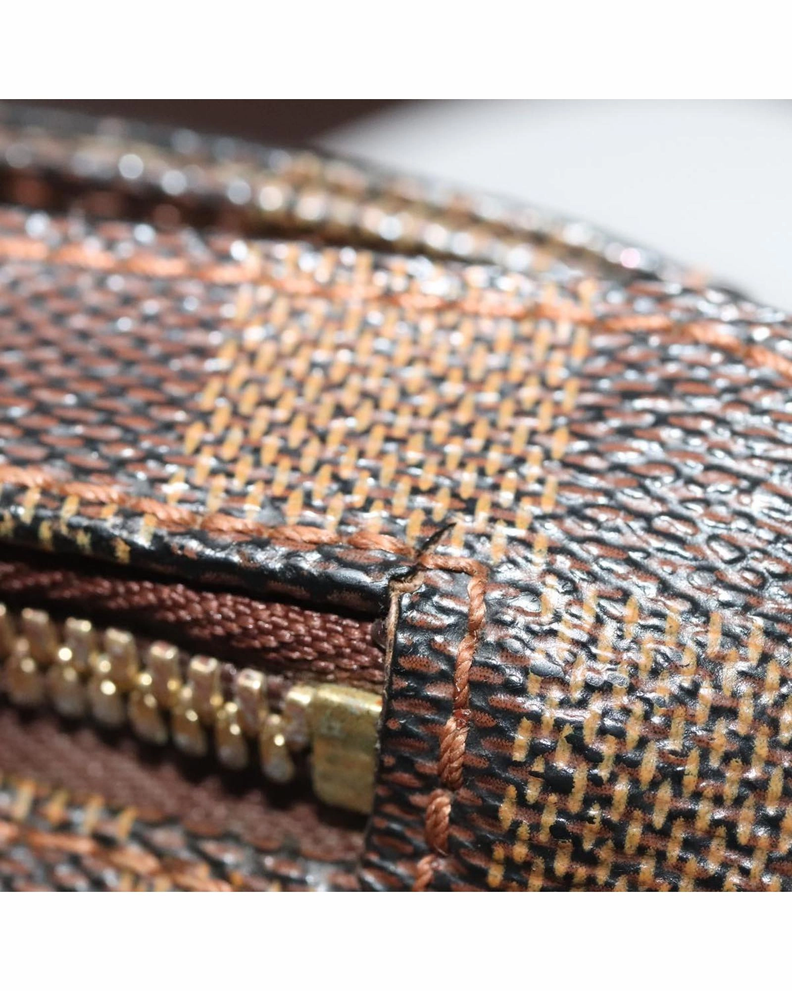 Damier Ebene Canvas Geronimos Shoulder Bag