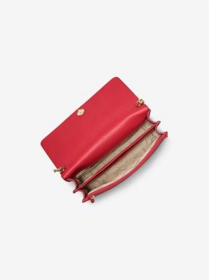 Daniela Large Saffiano Leather Crossbody Bag