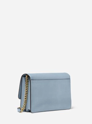 Daniela Large Saffiano Leather Crossbody Bag