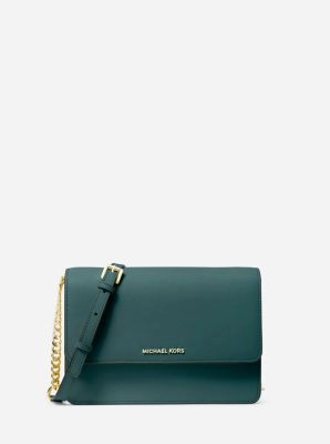 Daniela Large Saffiano Leather Crossbody Bag