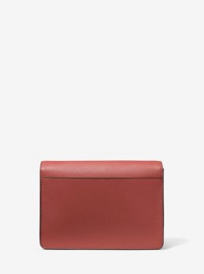 Daniela Large Saffiano Leather Crossbody Bag