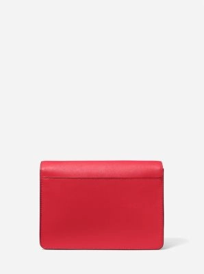 Daniela Large Saffiano Leather Crossbody Bag