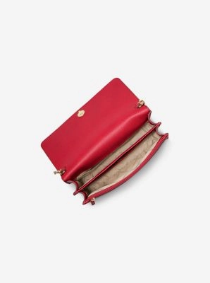 Daniela Large Saffiano Leather Crossbody Bag