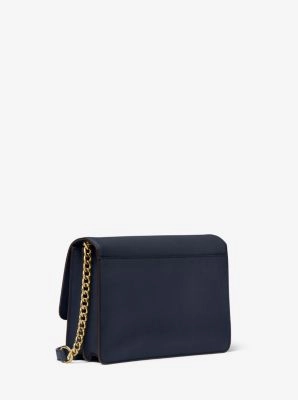 Daniela Large Saffiano Leather Crossbody Bag