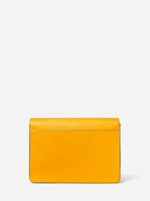 Daniela Large Saffiano Leather Crossbody Bag