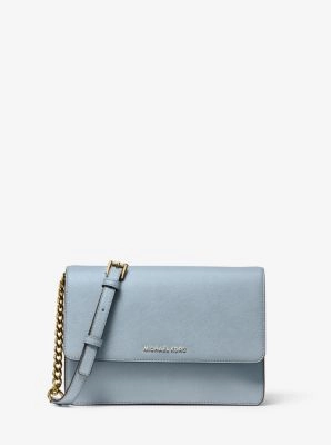 Daniela Large Saffiano Leather Crossbody Bag