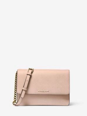 Daniela Large Saffiano Leather Crossbody Bag