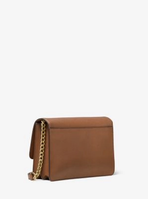 Daniela Large Saffiano Leather Crossbody Bag