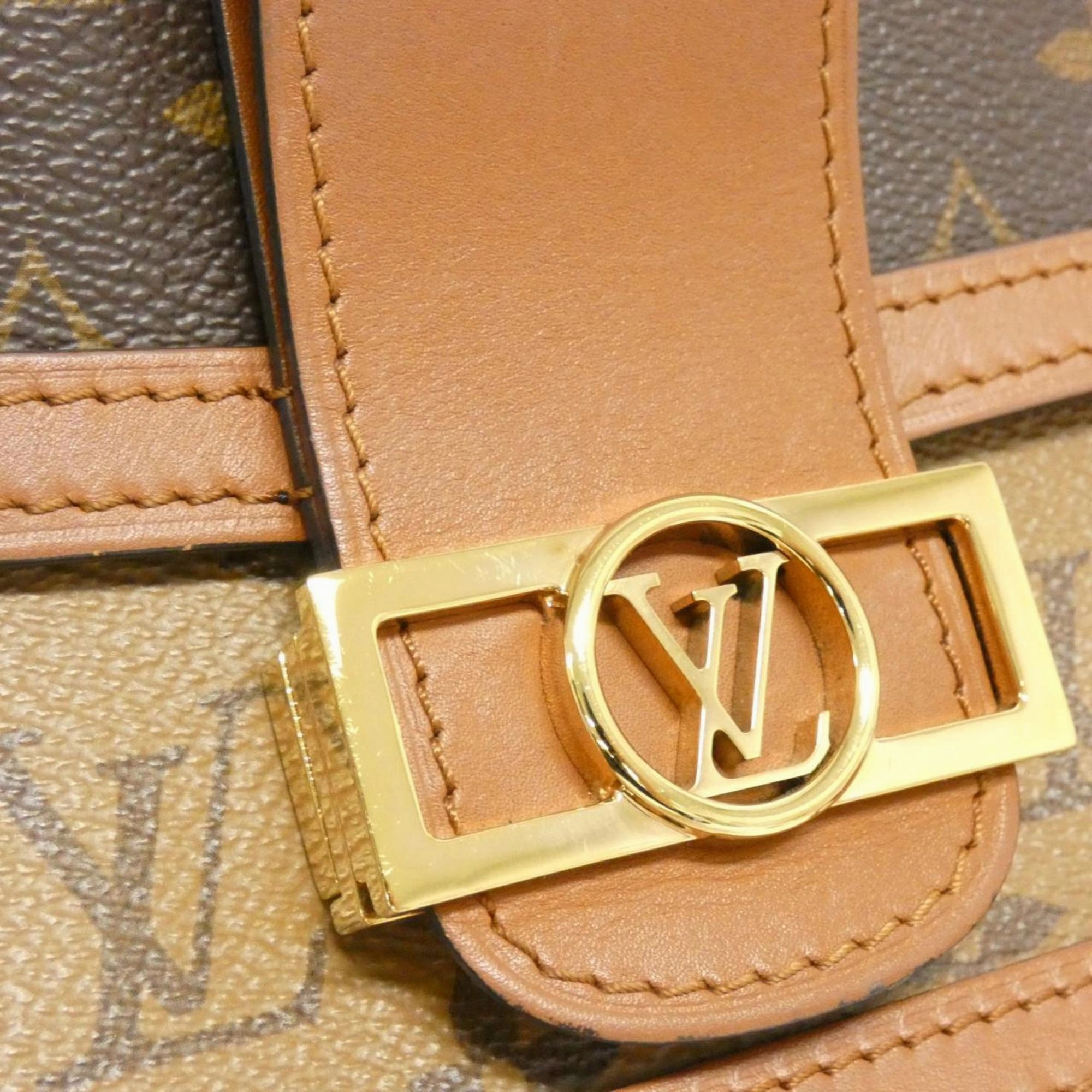 Dauphine Canvas Crossbody Bag with Dust Bag