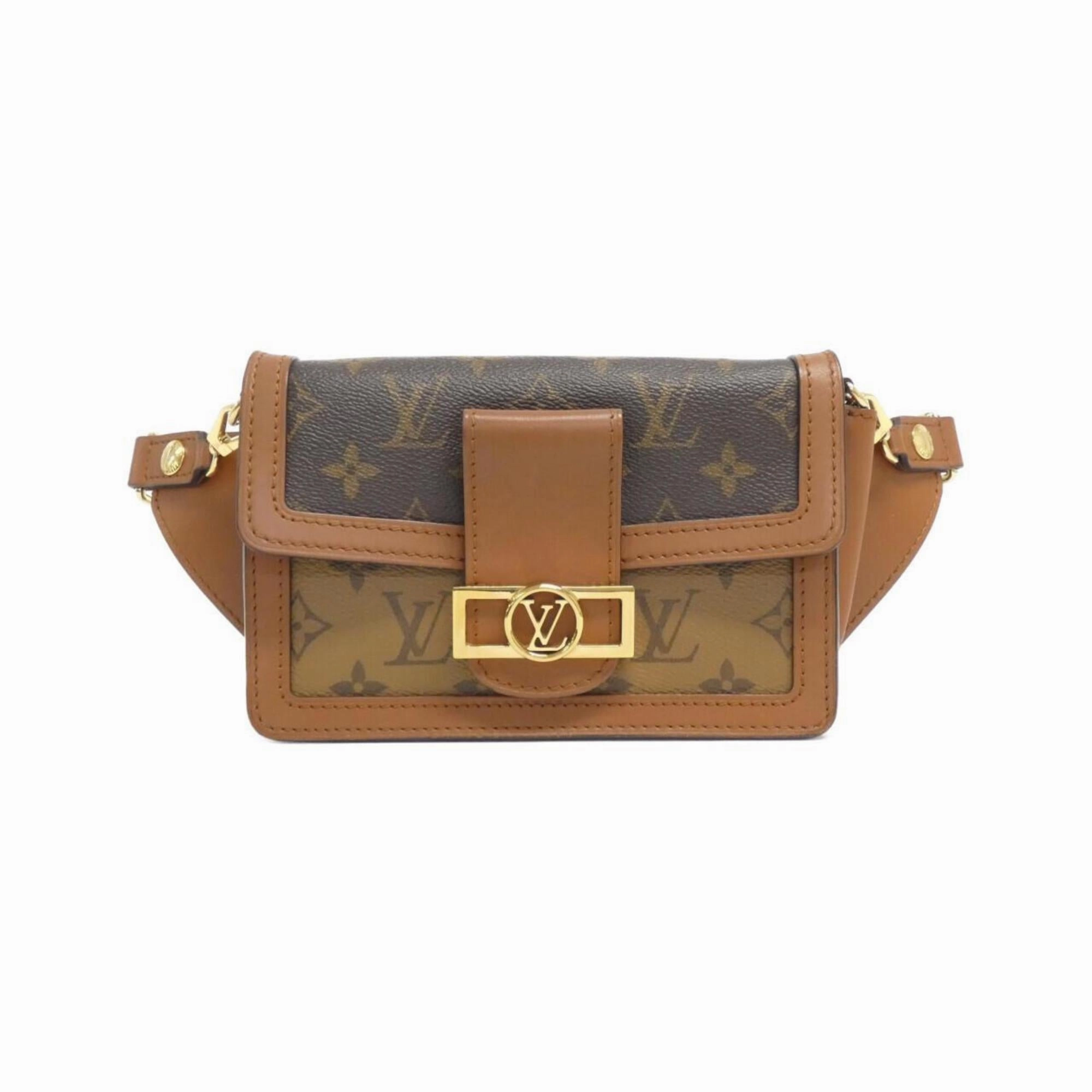 Dauphine Canvas Crossbody Bag with Dust Bag