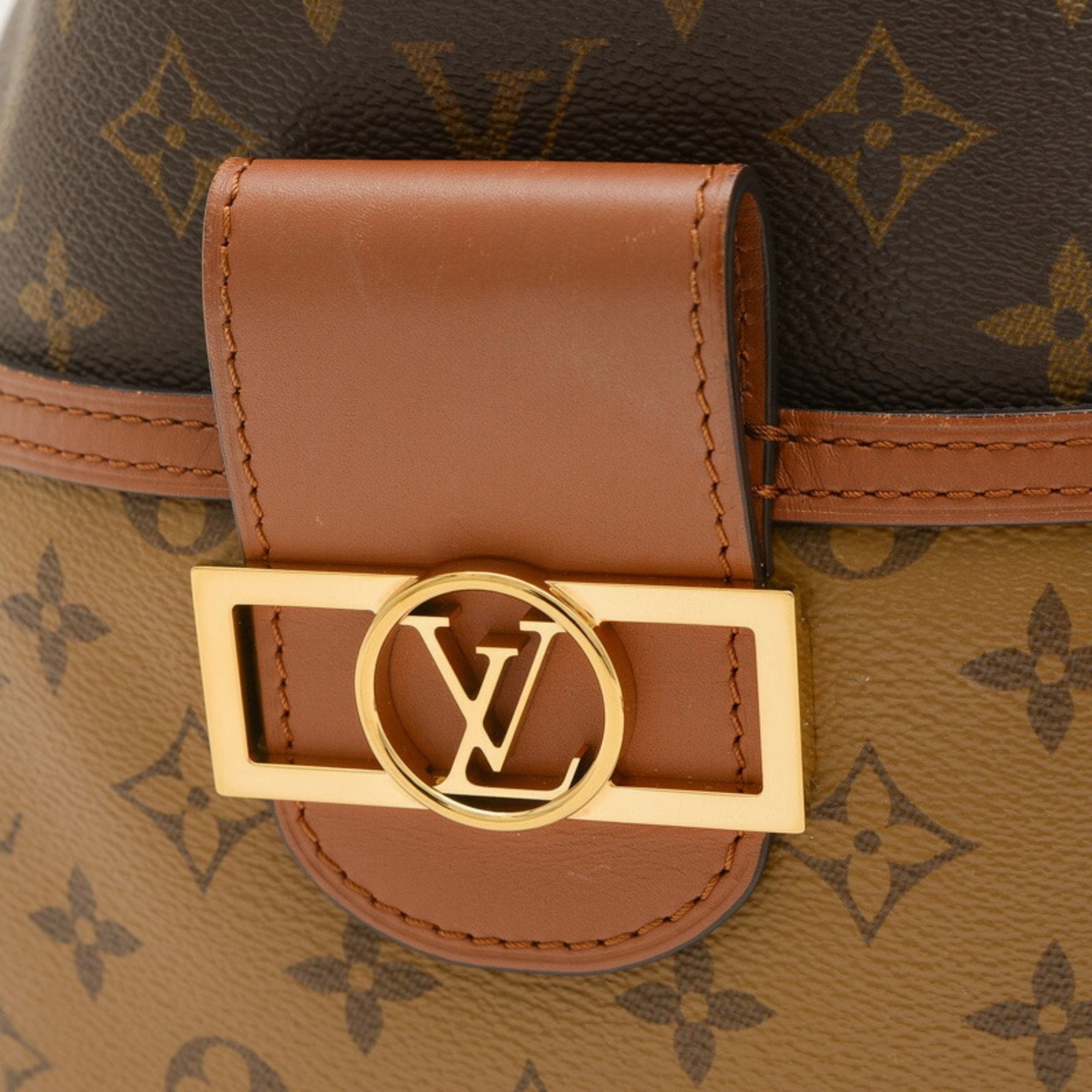 Dauphine Hobo Canvas Bag with Dust Bag and Shoulder Strap