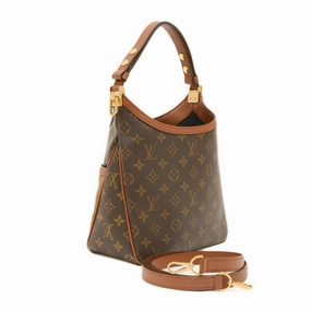 Dauphine Hobo Canvas Bag with Dust Bag and Shoulder Strap