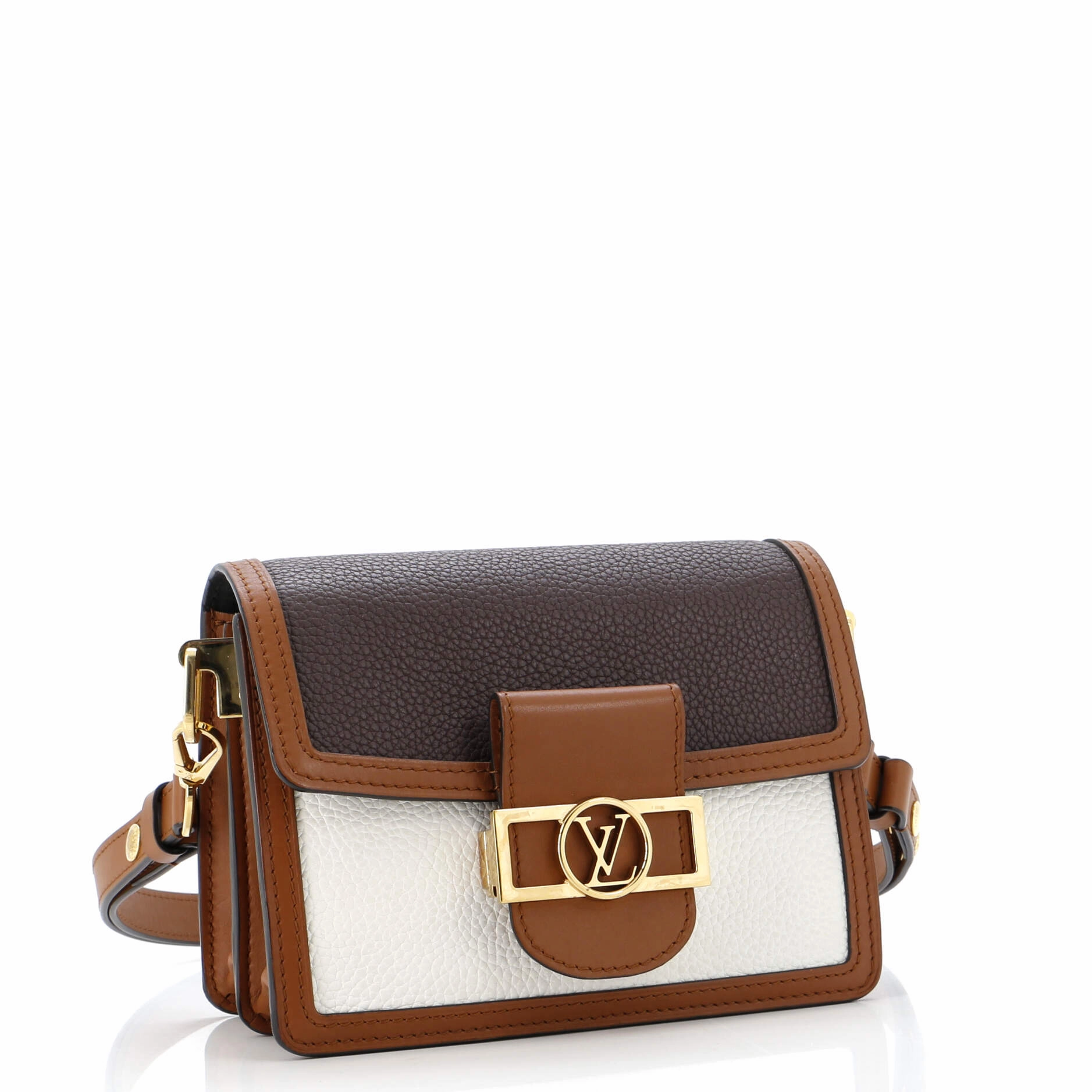 Dauphine Shoulder Bag Taurillon Leather Mini
