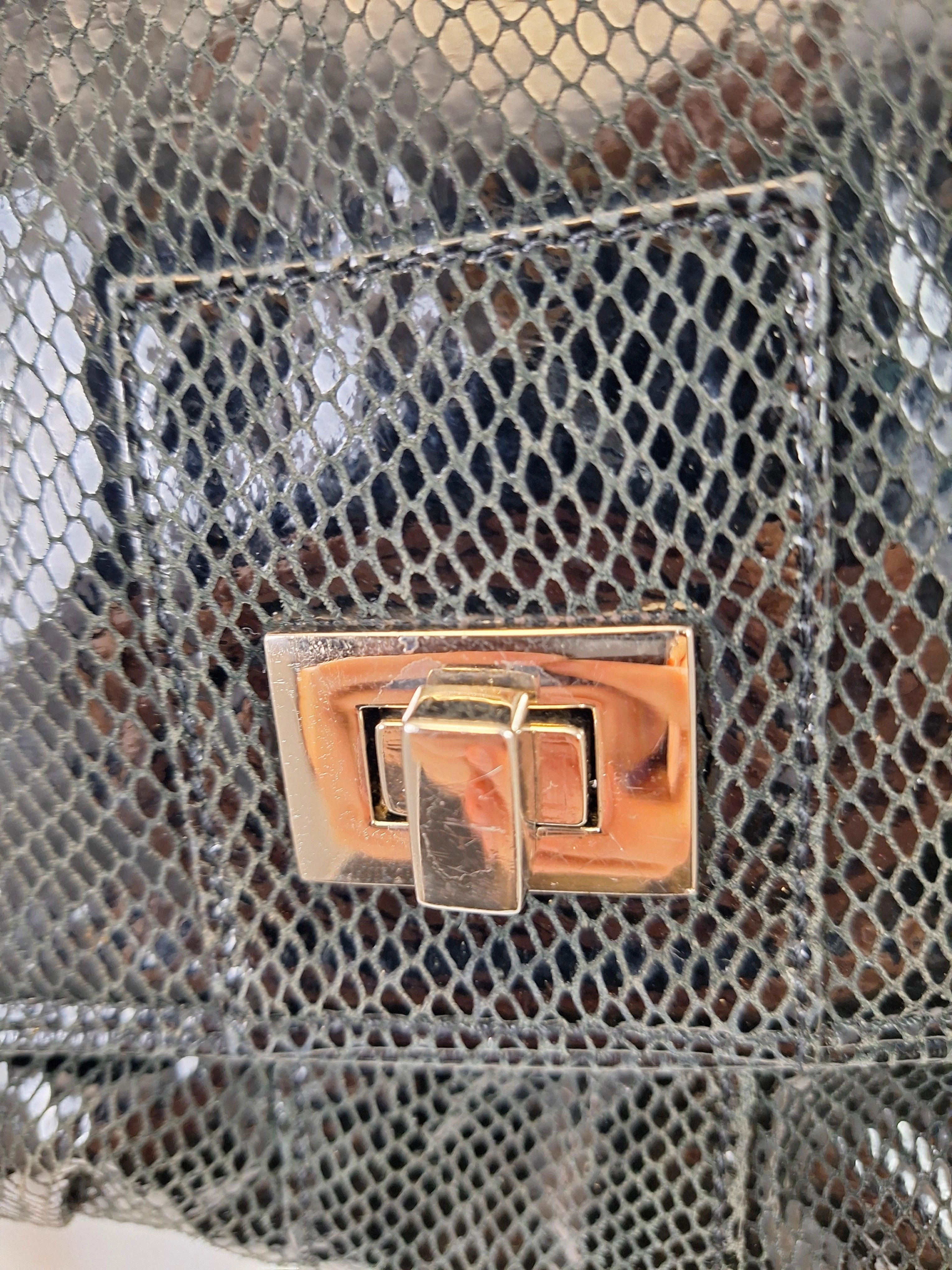 David Lawrence Patent Textured  Small Crossbody Bag
