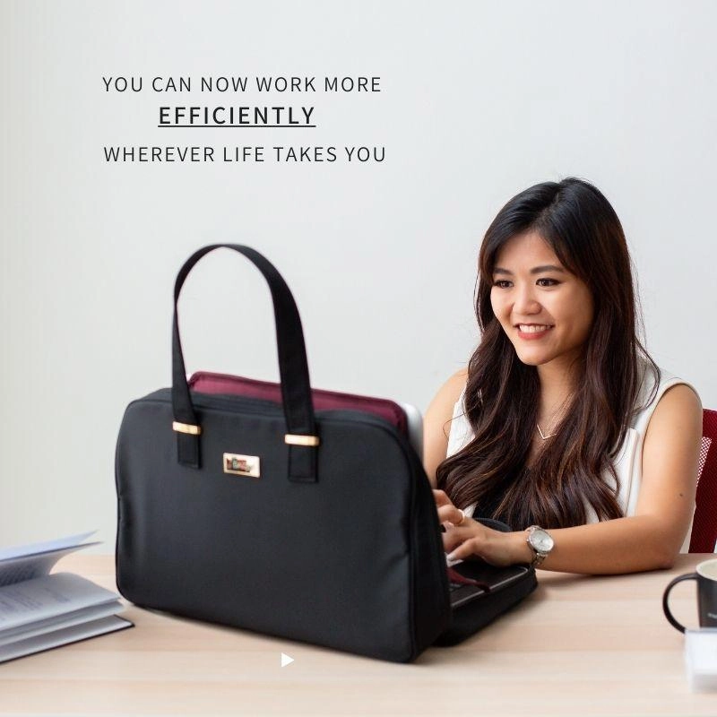 Dazz On the Move Workstation Laptop Tote Handbag