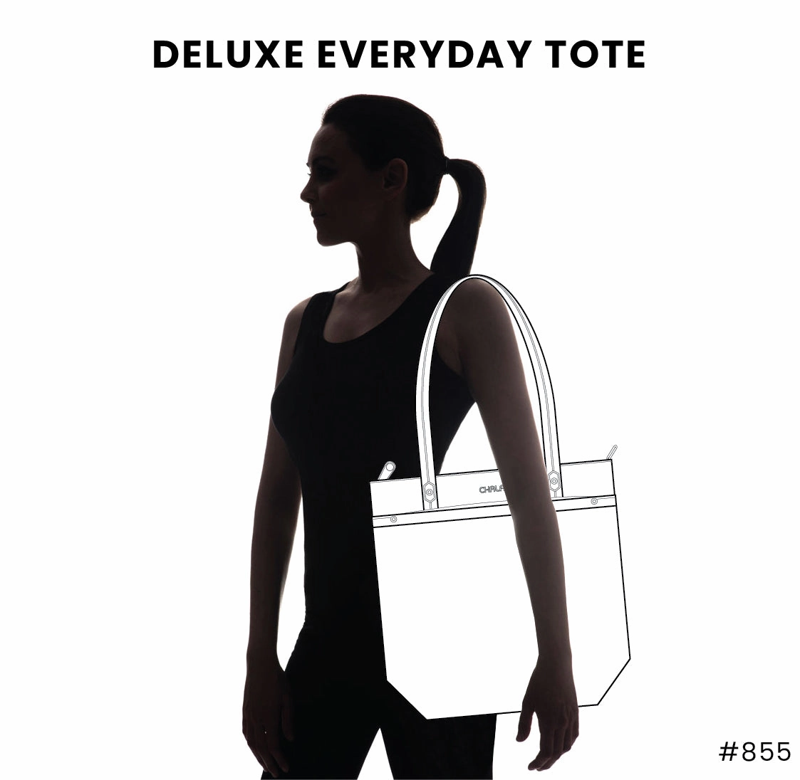 Deluxe Everyday Tote - Pawprint