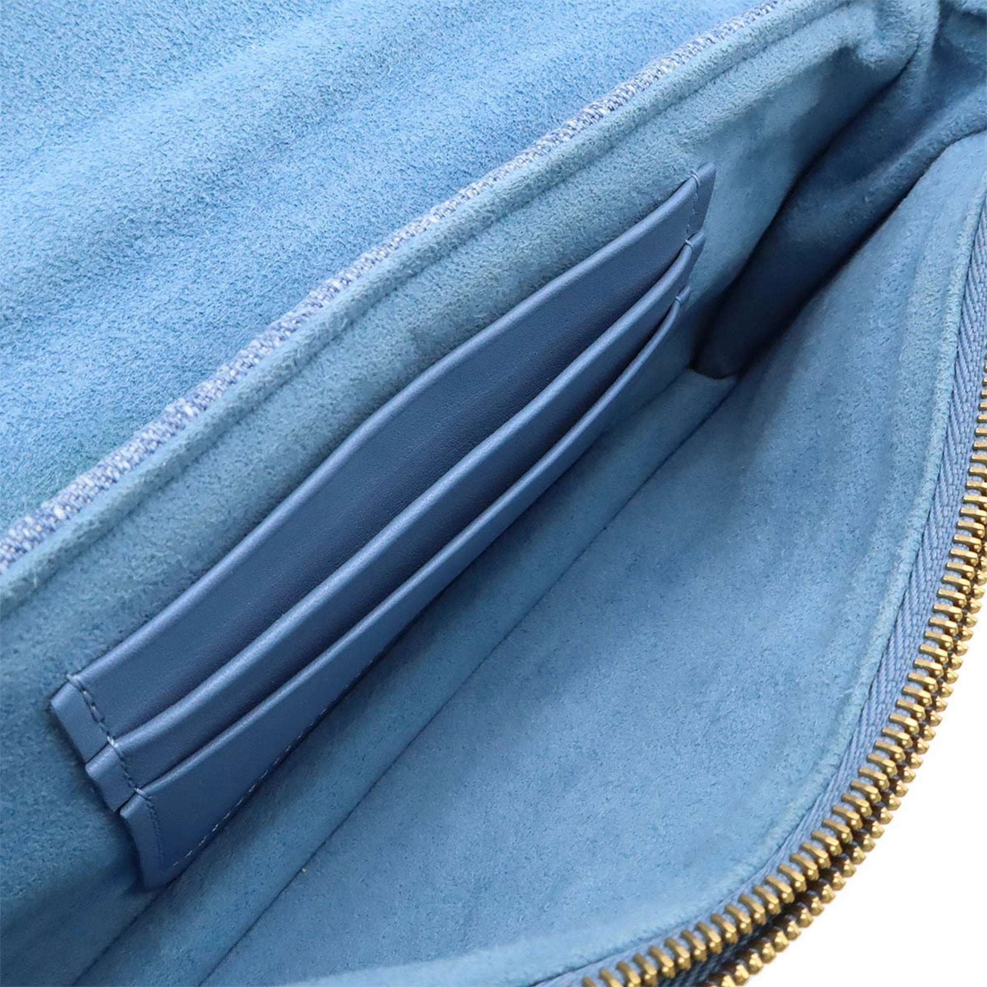 Denim Wave Crossbody Bag