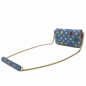 Denim Wave Crossbody Bag