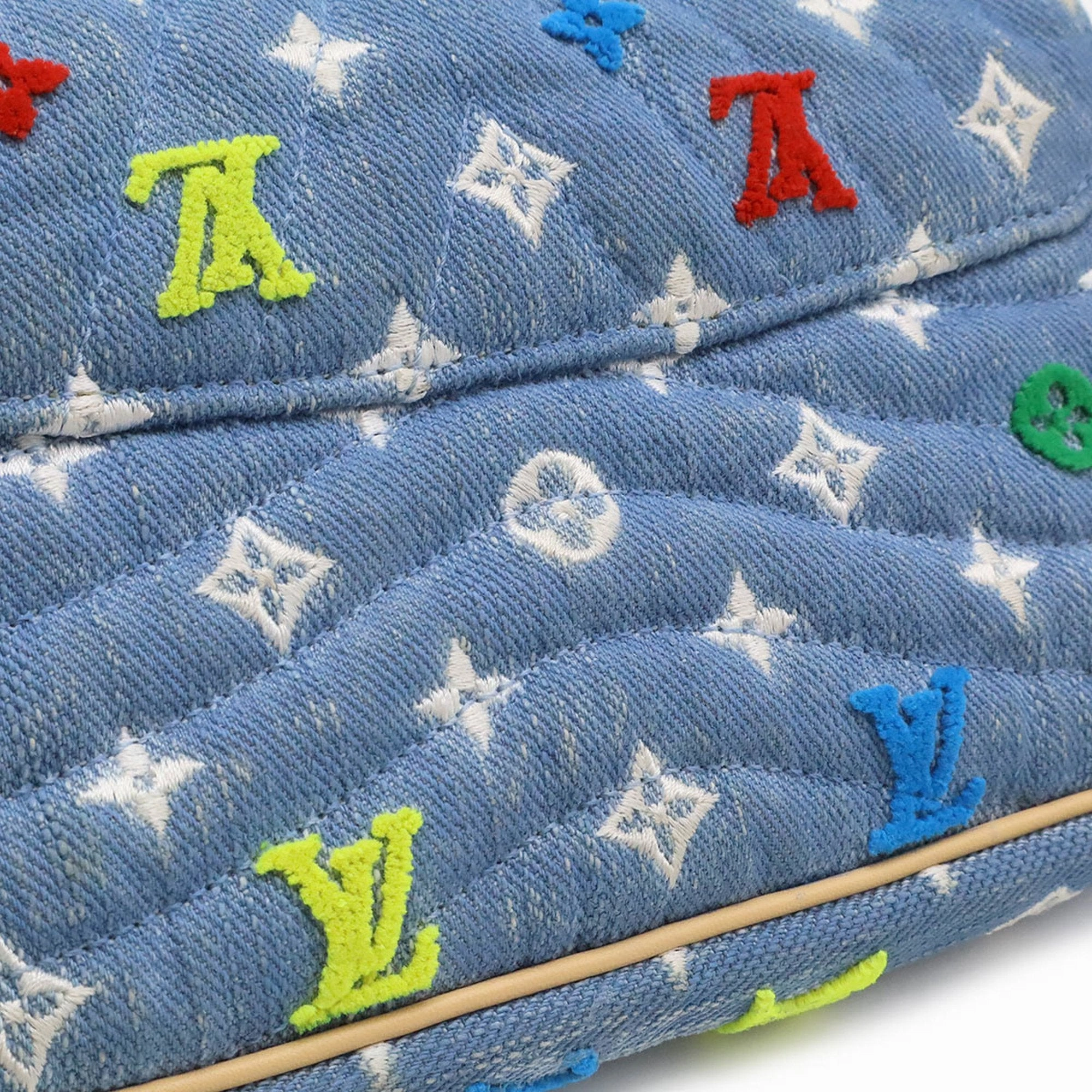 Denim Wave Crossbody Bag