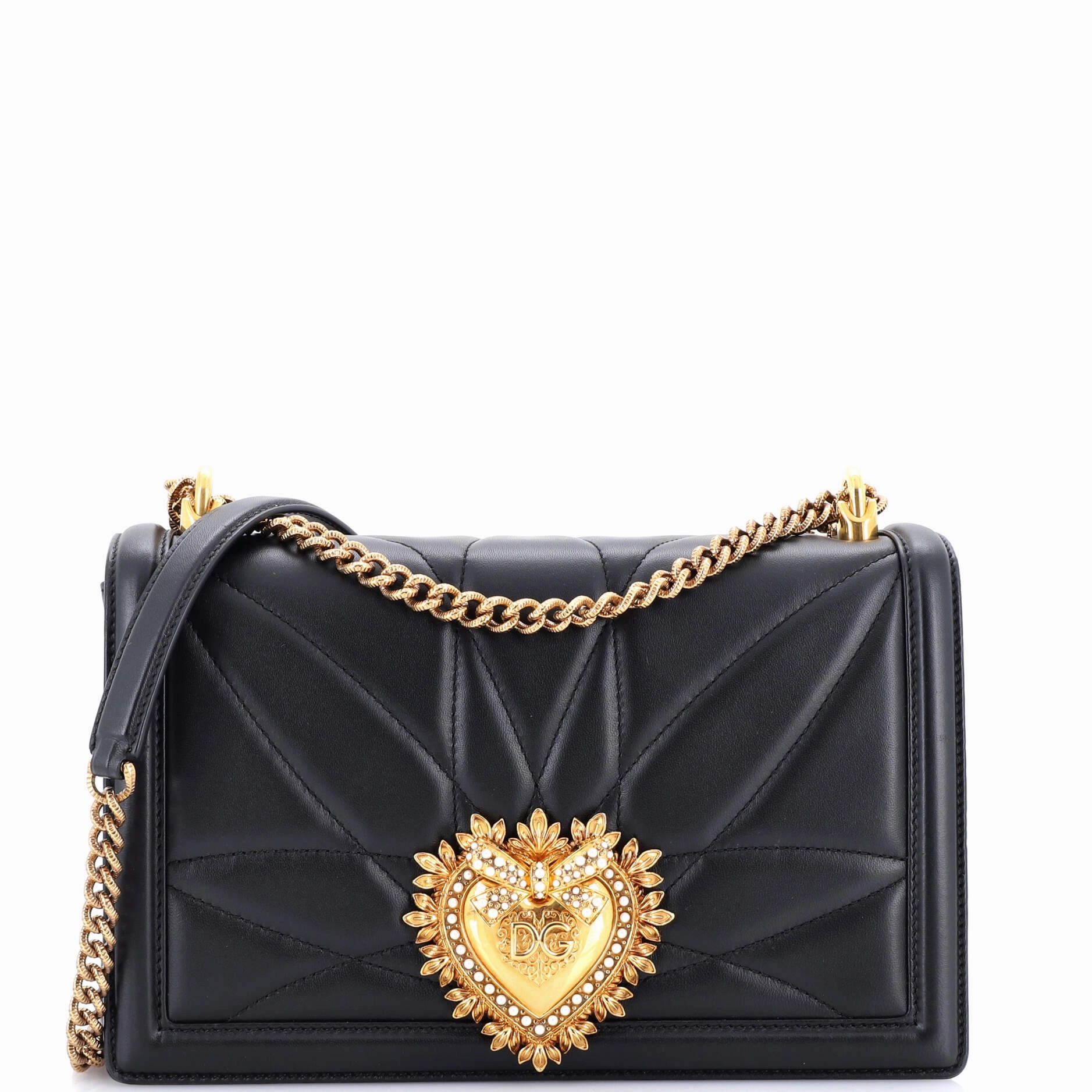 Devotion Crossbody Bag Quilted Leather Medium
