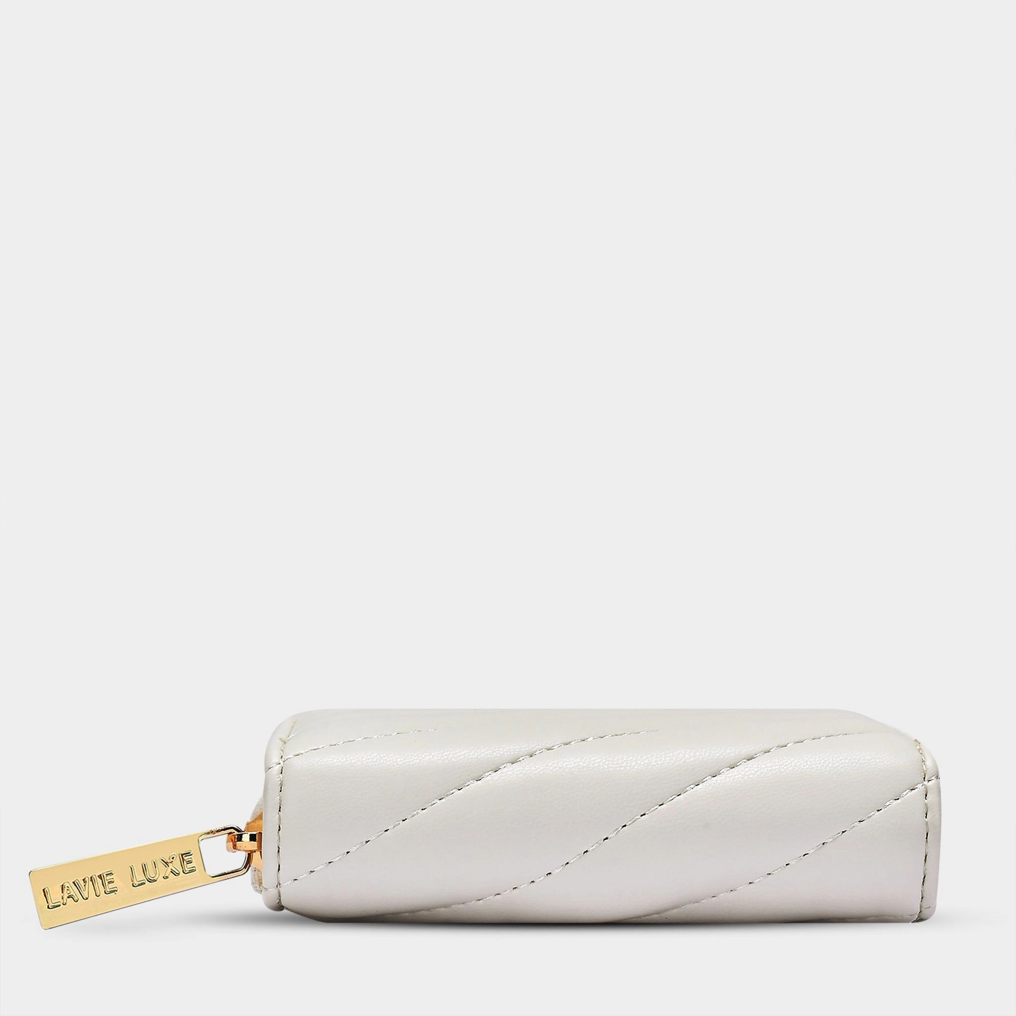 Diagonal Flap25 Small Zip Wallet
