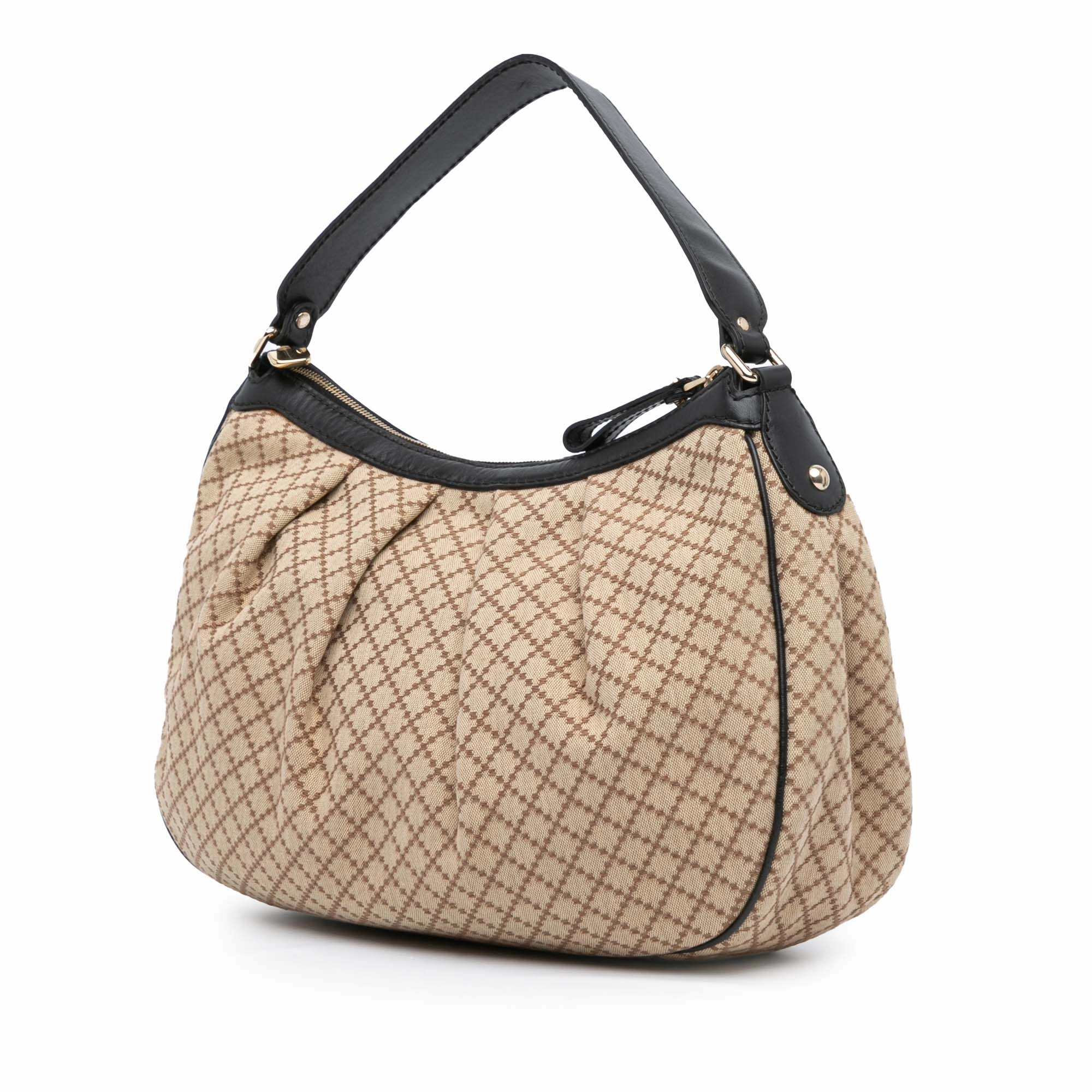Diamante Canvas Sukey Shoulder Bag
