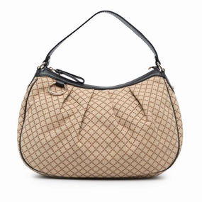 Diamante Canvas Sukey Shoulder Bag
