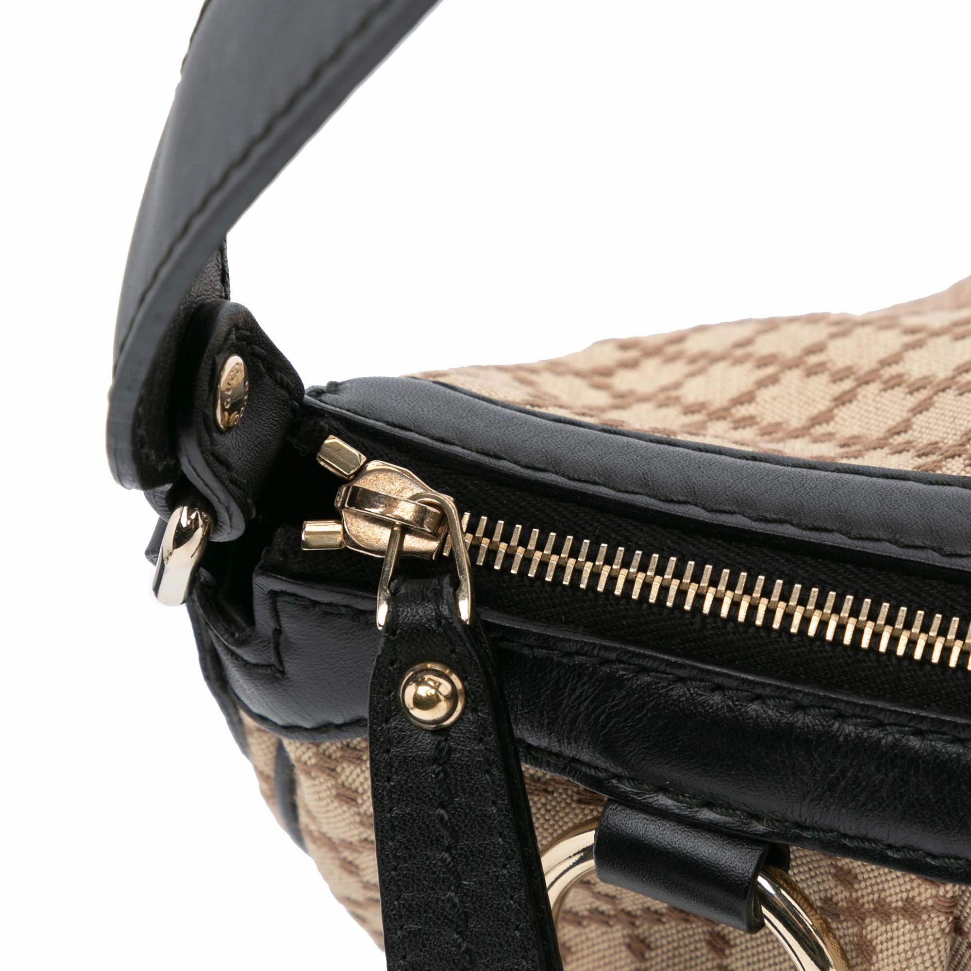Diamante Canvas Sukey Shoulder Bag