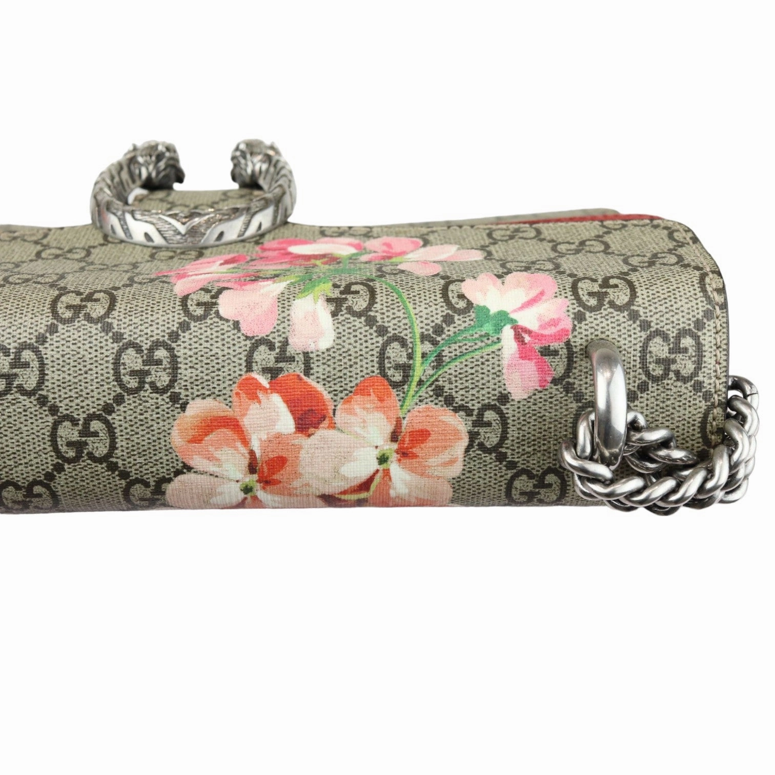 Dionysus Shoulder Small GG Supreme Monogram Blooms Beige SHW