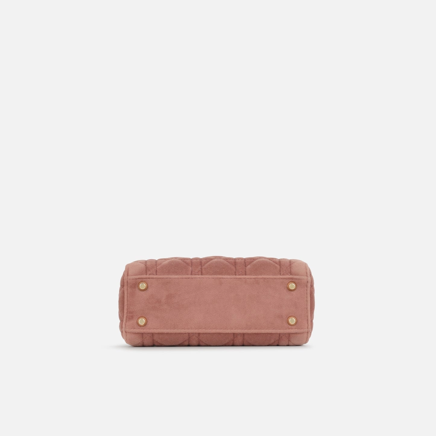 Dior - Mini Lady Dior - Rose Pink Velvet CGHW - 2019 - Pre-Loved