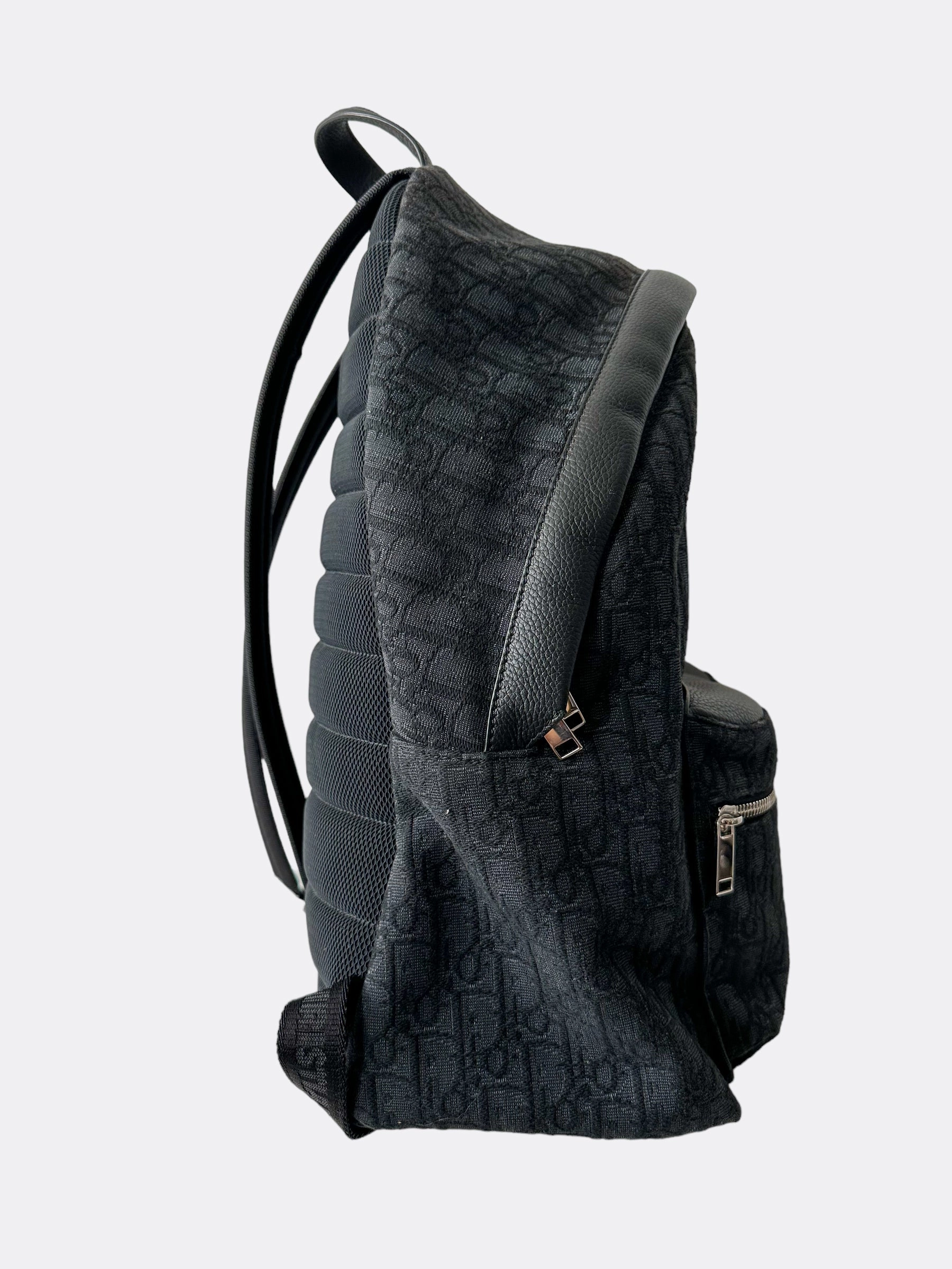 Dior Black Oblique Rider Backpack