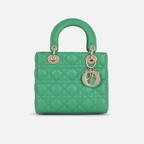 Dior Dior - My ABCDior - Small - Green Lambskin CGHW - 2023 - Pre-Loved