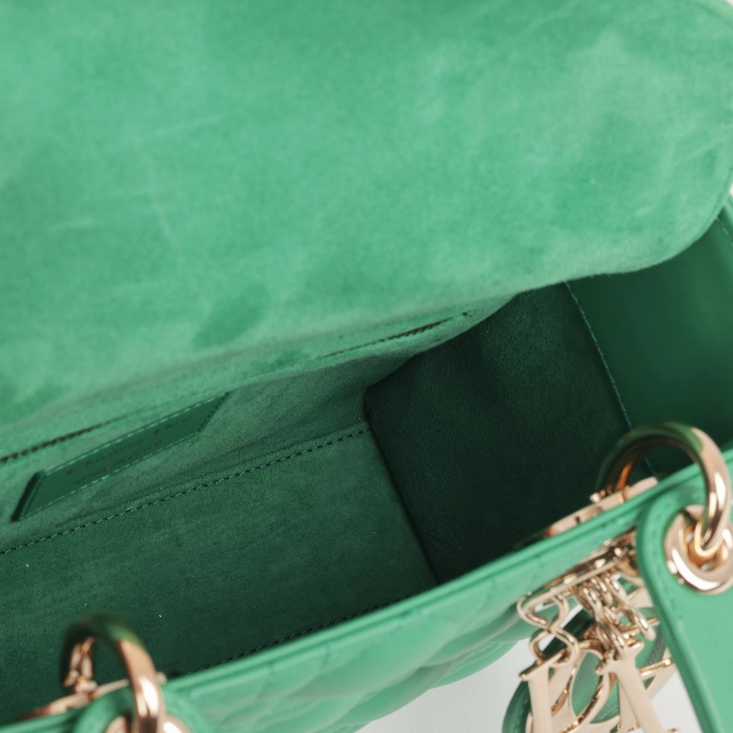 Dior Dior - My ABCDior - Small - Green Lambskin CGHW - 2023 - Pre-Loved